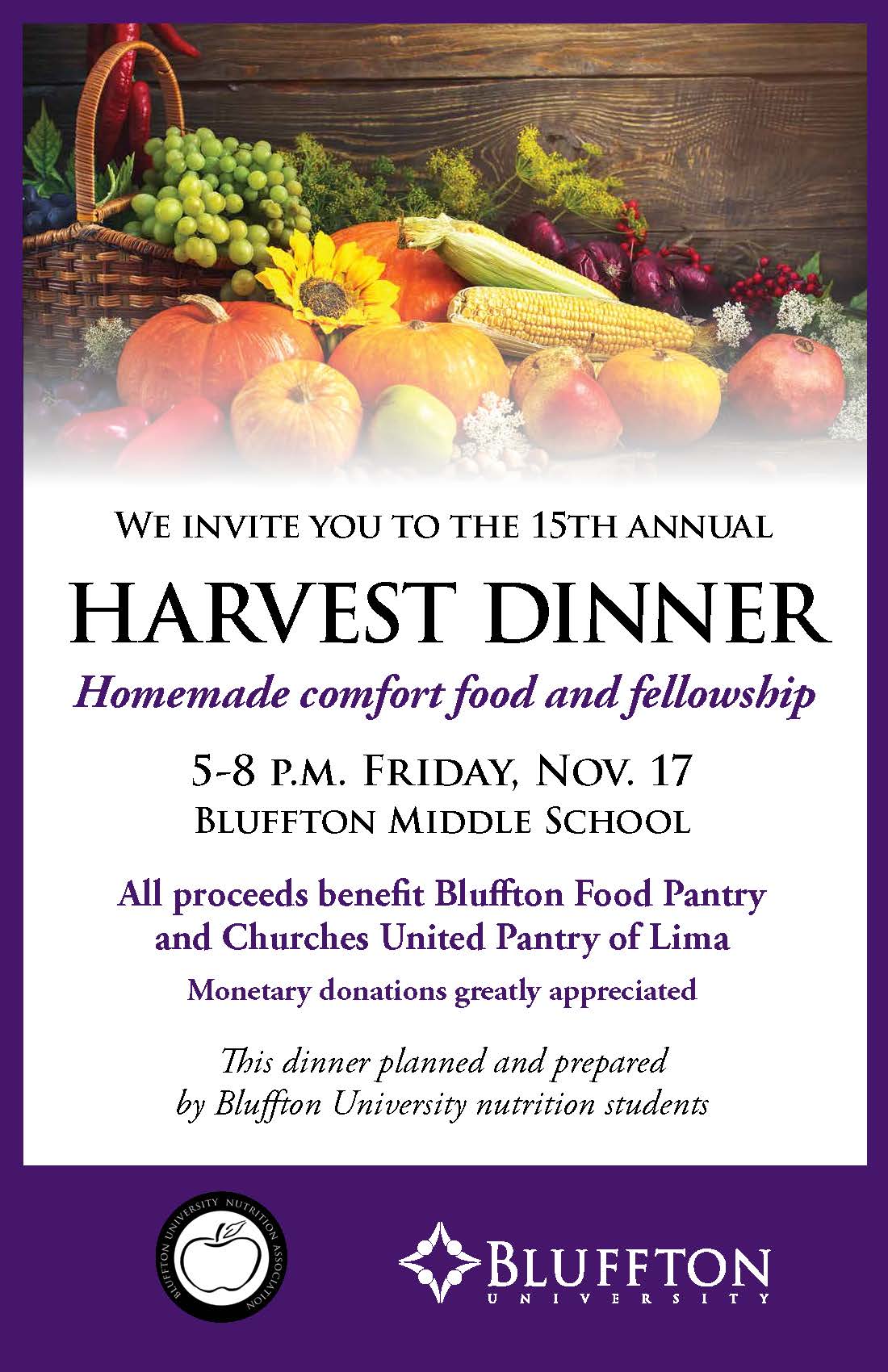 Harvest Dinner Poster 2017